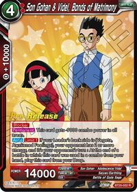 Son Gohan & Videl, Bonds of Matrimony - Legend of the Dragon Balls Pre-Release Cards - Rare - BT25-032