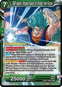 SSB Vegito, Potara-Fusion to Protect the Future - Legend of the Dragon Balls Pre-Release Cards - Rare - BT25-094