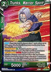 Trunks, Warrior Spirit - Legend of the Dragon Balls Pre-Release Cards - Rare - BT25-080