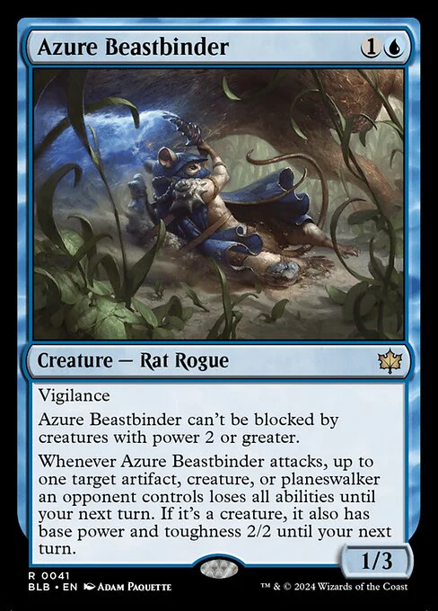 Azure Beastbinder - Bloomburrow - R - 41
