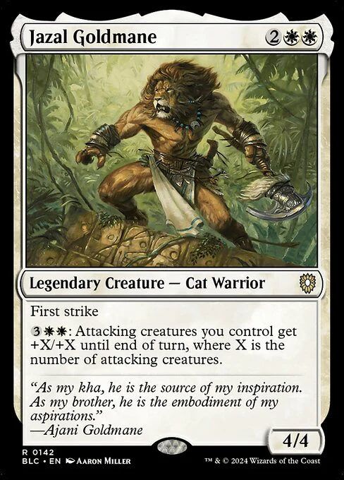 Jazal Goldmane - Commander: Bloomburrow - R - 142