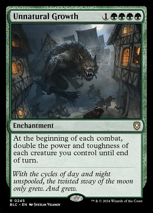 Unnatural Growth - Commander: Bloomburrow - R - 245