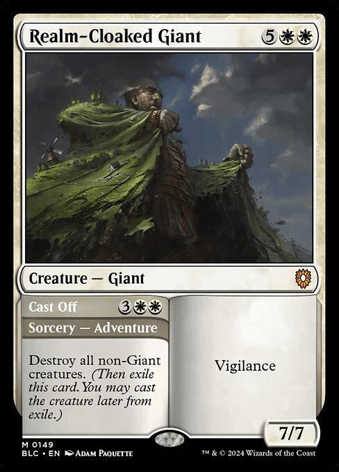 Realm-Cloaked Giant - Commander: Bloomburrow - M - 149