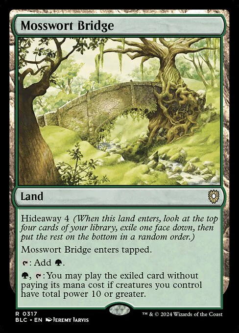 Mosswort Bridge - Commander: Bloomburrow - R - 317