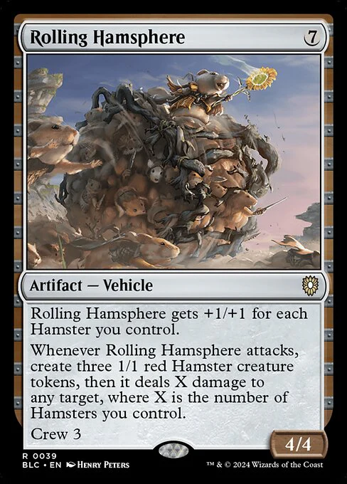 Rolling Hamsphere - Commander: Bloomburrow - R - 39