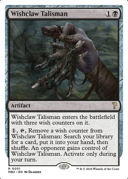 Wishclaw Talisman (White Border) - Mystery Booster 2 - R - 51