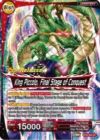 King Piccolo // King Piccolo, Final Stage of Conquest - Legend of the Dragon Balls Pre-Release Cards - Uncommon - BT25-002
