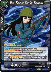 Mai, Fusion Warrior Support - Legend of the Dragon Balls Pre-Release Cards - Uncommon - BT25-123