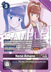 Nene Amano (Premium Heroines Set) - Xros Encounter - Rare - BT10-092 R
