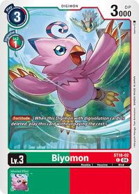 Biyomon - Starter Deck 18: Guardian Vortex - Common - ST18-02 C