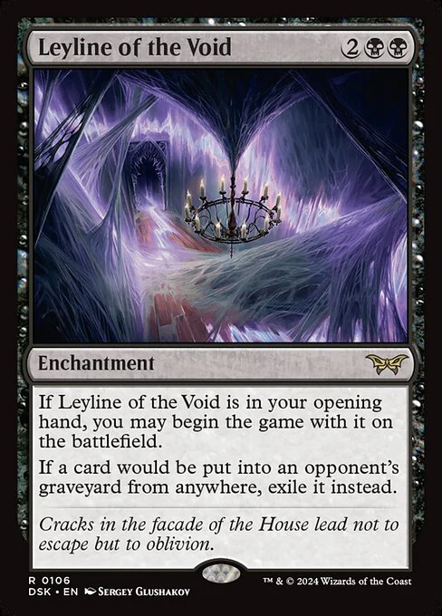 Leyline of the Void - Duskmourn: House of Horror - R - 106