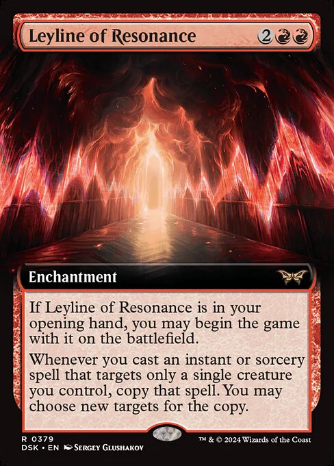 Leyline of Resonance (Extended Art) - Duskmourn: House of Horror - R - 379
