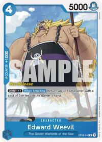 Edward Weevil - Two Legends Pre-Release Cards - UC - OP08-042