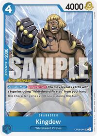 Kingdew - Two Legends Pre-Release Cards - UC - OP08-044