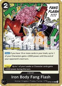 Iron Body Fang Flash - Two Legends Pre-Release Cards - UC - OP08-095