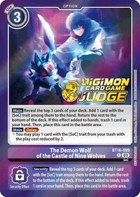 The Demon Wolf of the Castle of Nine Wolves (Judge Pack 6) - Beginning Observer - Promo - BT16-099 R