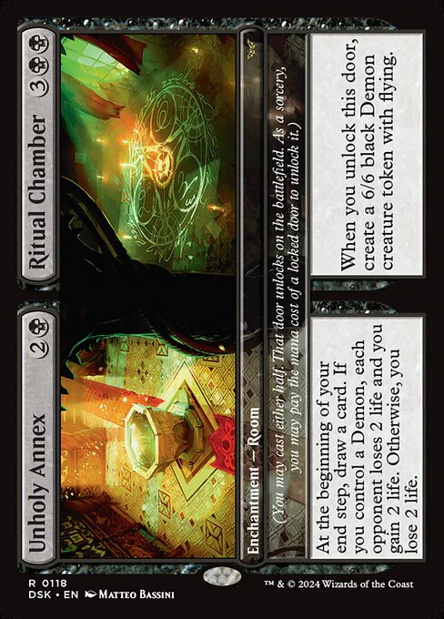 Unholy Annex // Ritual Chamber - Duskmourn: House of Horror - R - 118