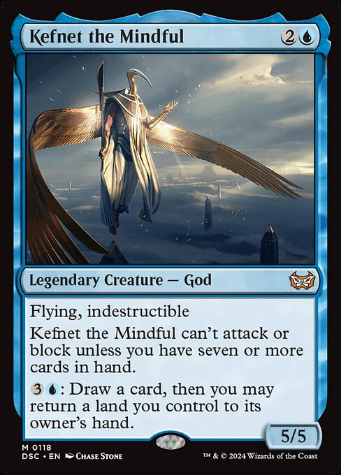 Kefnet the Mindful - Commander: Duskmourn: House of Horror - M - 118
