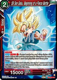 SS Son Goku, Beginning of a Fierce Battle - Ultimate Advent - Uncommon - BT26-011