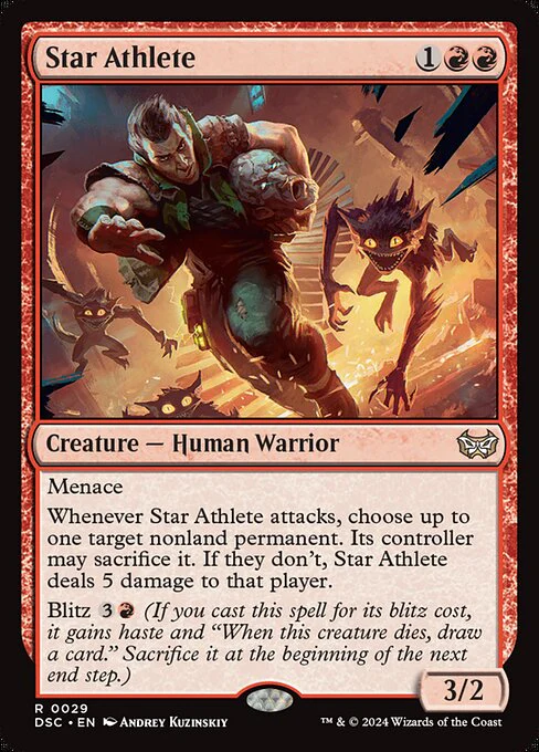 Star Athlete - Commander: Duskmourn: House of Horror - R - 29