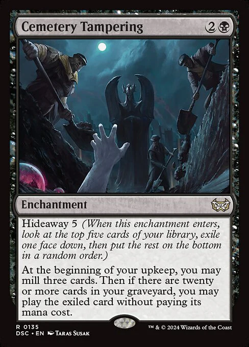 Cemetery Tampering - Commander: Duskmourn: House of Horror - R - 135