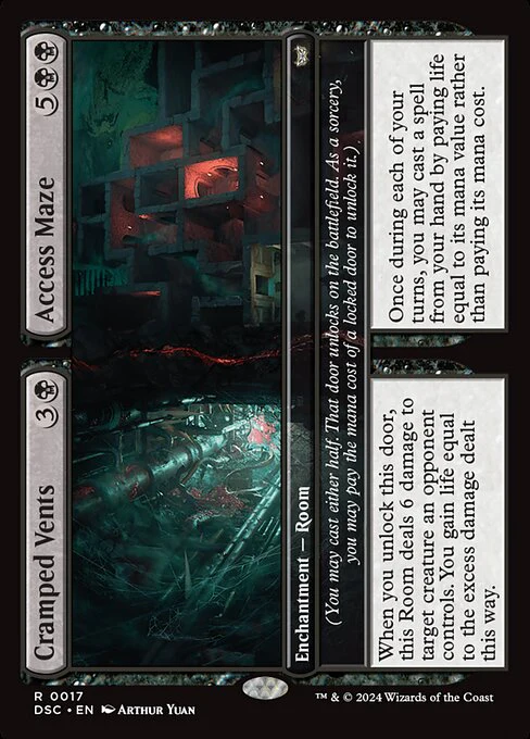 Cramped Vents // Access Maze - Commander: Duskmourn: House of Horror - R - 17