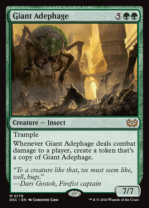 Giant Adephage - Commander: Duskmourn: House of Horror - M - 179