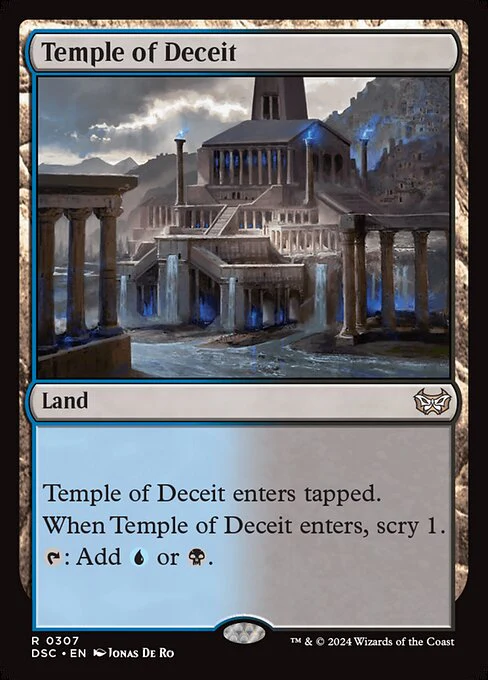 Temple of Deceit - Commander: Duskmourn: House of Horror - R - 307