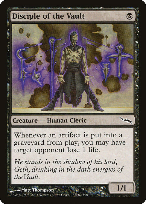 Disciple of the Vault - Mirrodin - C - 62