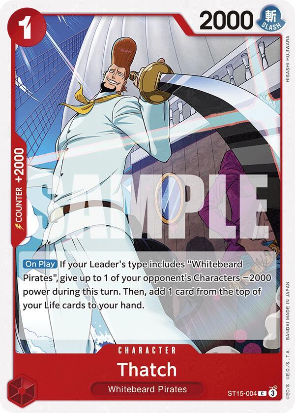 Thatch - Starter Deck 15: RED Edward.Newgate - C - ST15-004 - Image 2