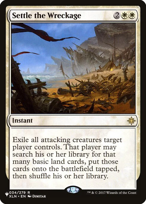 Settle the Wreckage - The List Reprints - R - 034/279