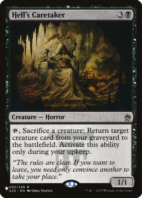 Hell's Caretaker - The List Reprints - R - 092/249