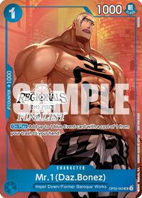 Mr.1 (Daz.Bonez) (Offline Regional 2024 Vol. 3) [Finalist] - One Piece Promotion Cards - UC - OP02-063