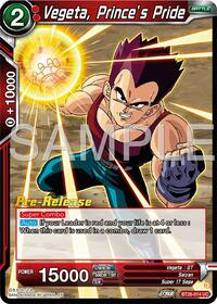 Vegeta, Prince's Pride - Ultimate Advent Pre-Release Cards - Uncommon - BT26-014