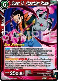 Super 17, Absorbing Power - Ultimate Advent Pre-Release Cards - Rare - BT26-023