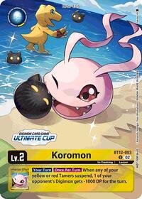 Koromon (Ultimate Cup 2024) - Across Time - Promo - BT12-003 U