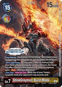 ShineGreymon: Burst Mode (Ultimate Cup 2024) - Versus Royal Knights - Promo - BT13-020 SR