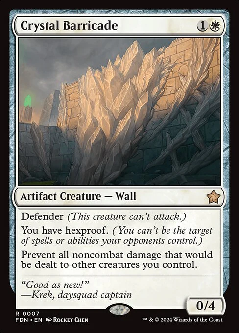 Crystal Barricade - Foundations - R - 7