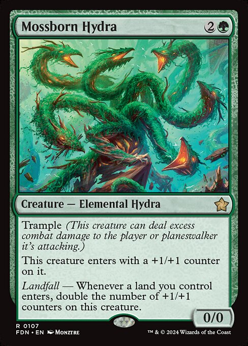 Mossborn Hydra - Foundations - R - 107