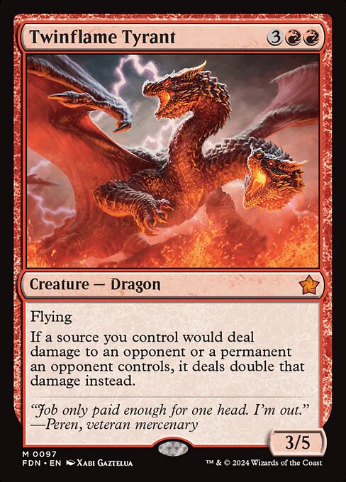 Twinflame Tyrant - Foundations - M - 97