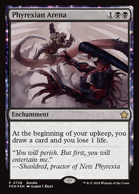 Phyrexian Arena (FDN Bundle) - Unique and Miscellaneous Promos - P - 728