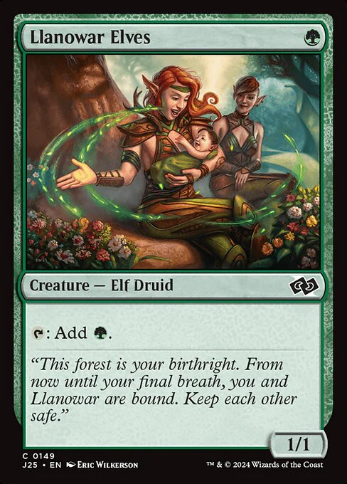 Llanowar Elves - Foundations Jumpstart - C - 149