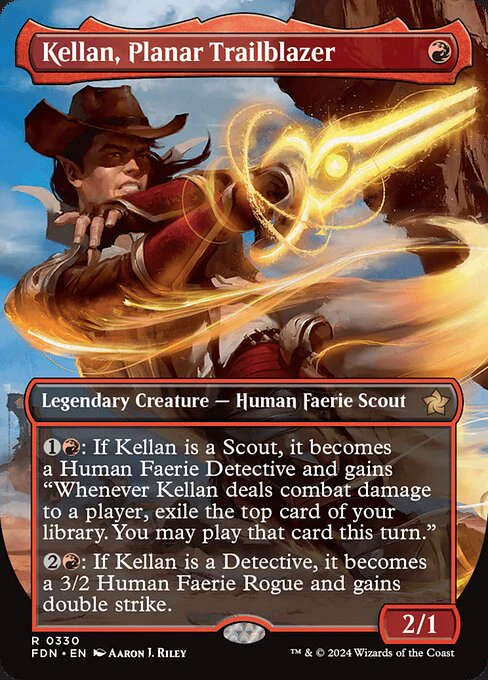 Kellan, Planar Trailblazer (Borderless) - Foundations - R - 330