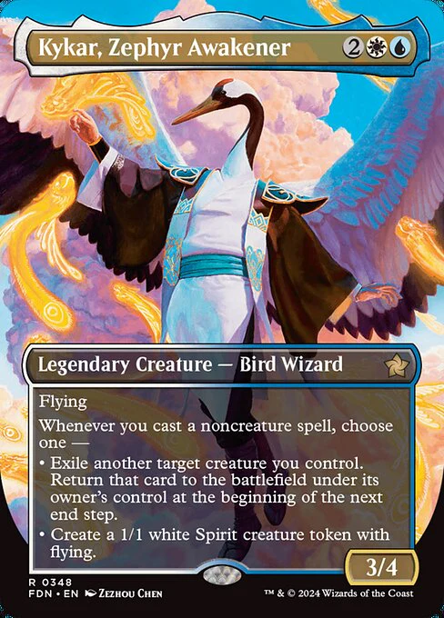Kykar, Zephyr Awakener (Borderless) - Foundations - R - 348