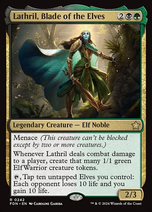 Lathril, Blade of the Elves - Foundations - R - 242