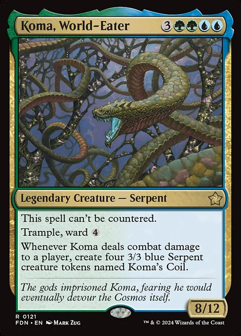 Koma, World-Eater - Prerelease Cards - R - 121