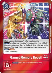 Garnet Memory Boost! - Special Limited Set - Promo - LM-033 P