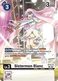 Sistermon Blanc (Alternate Art) - Special Limited Set - Uncommon - ST12-12 U