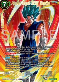 Hyper Rush SSB Vegito (Championship 2024 Finals Pack) (Gold Stamped) - Tournament Promotion Cards - Promo - BT3-063