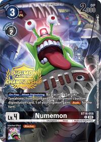 Numemon (Championship 2024 Tamers Pack) - Blast Ace - Rare - BT14-058 R